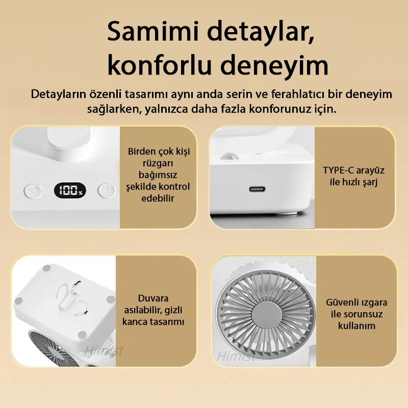 Çift Fan Hava Üfleme