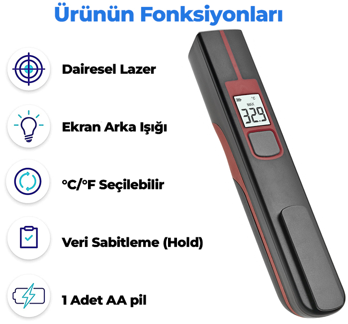 lazerli ısı ölçer