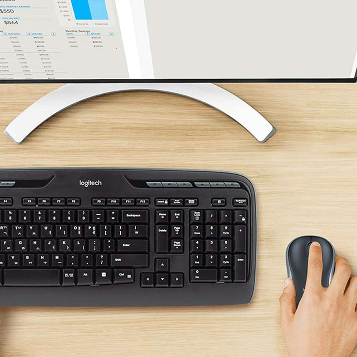 Logitech MK330 920-003988 Kablosuz Klavye Mouse Set