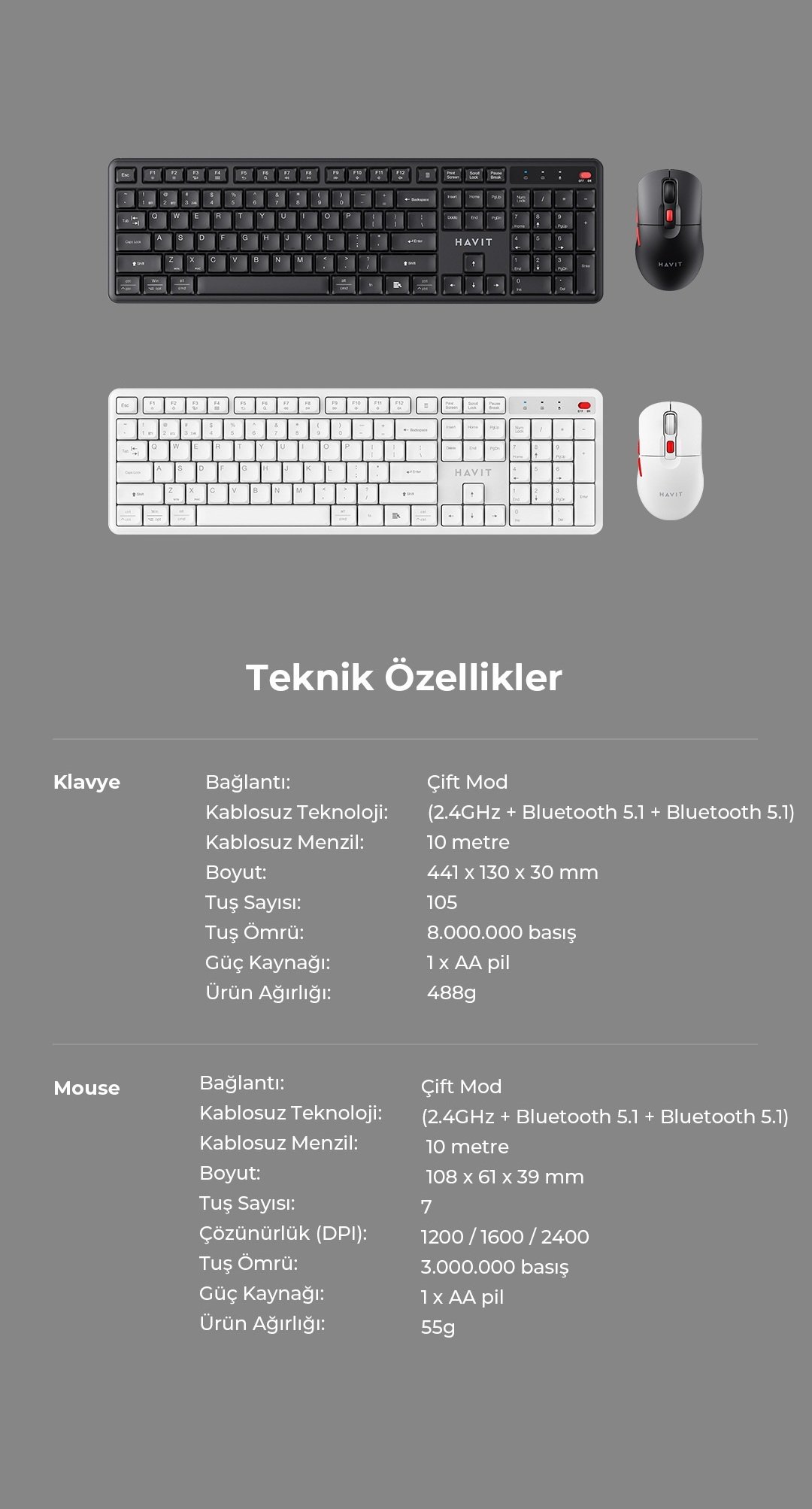 Havit KB261WB