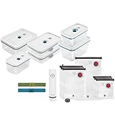 Zwilling Fresh & Save vakumlu başlangıç seti, gıda için, cam, 16 parça, Kutu, pompa ve ...