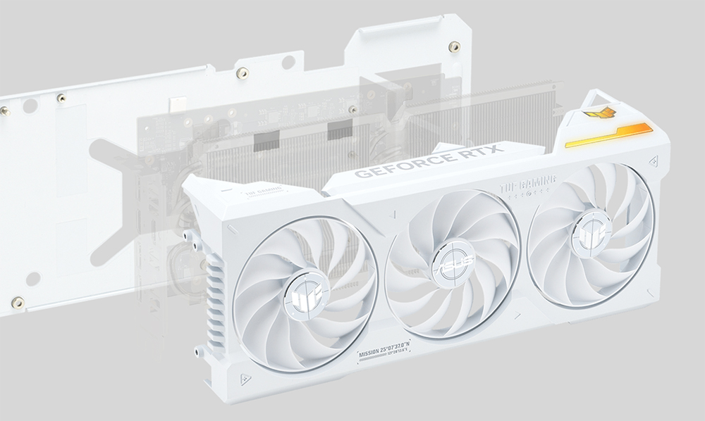 ASUS TUF Gaming GeForce RTX™ 4070 Ti SUPER BTF White OC Edition 16GB GDDR6X