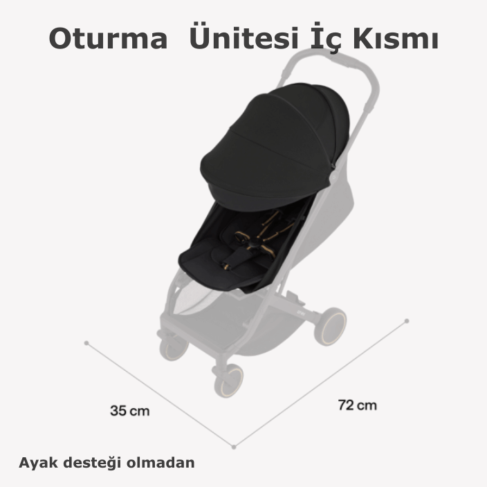 Air-x2 oturma ünitesi ölçüleri