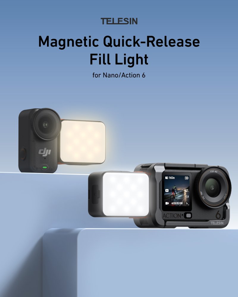 OSMO action 6 uyumlu dolgu ışığı