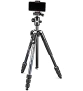 Manfrotto Element MII Kamera ve Telefon Tripodu, Alüminyum Seyahat Tripodu, Top Başlıklı ve Mavi...