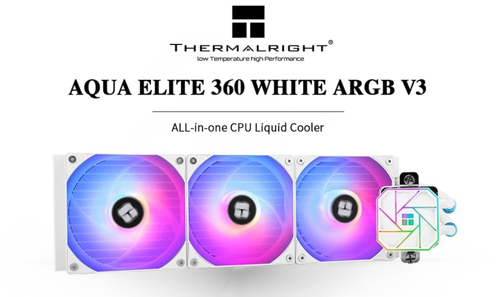 Thermalright Aqua Elite 360 White Argb V3 Soğutucu H1