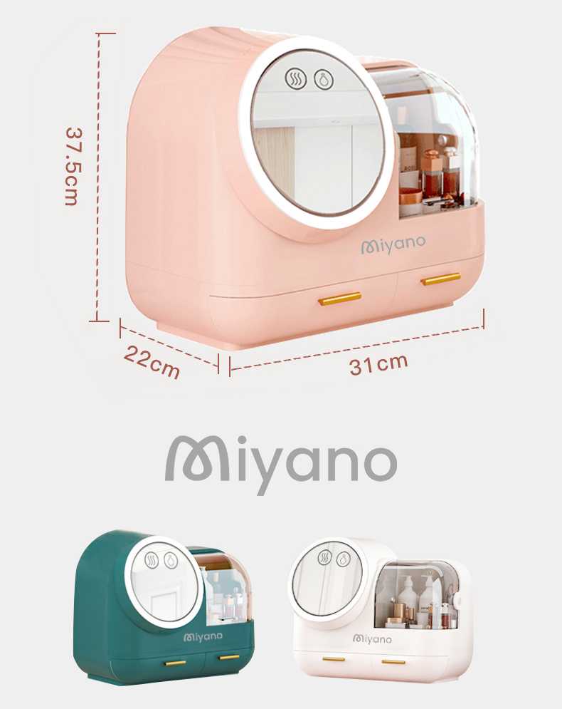 Miyano S50 FAN Makyaj Organizer Seti (Pembe)