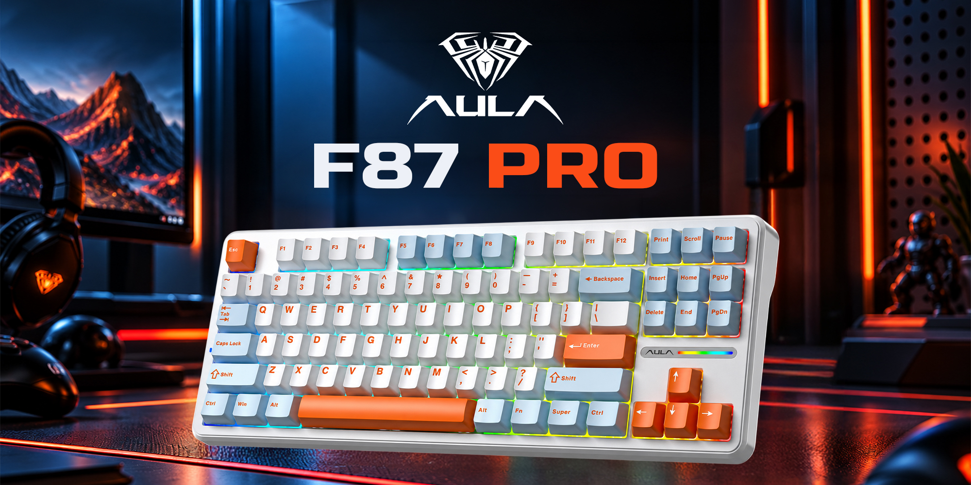 Aula F87 Pro Mekanik Rgb Tkl Nimbus V3 Switch Kablosuz Fiyatı