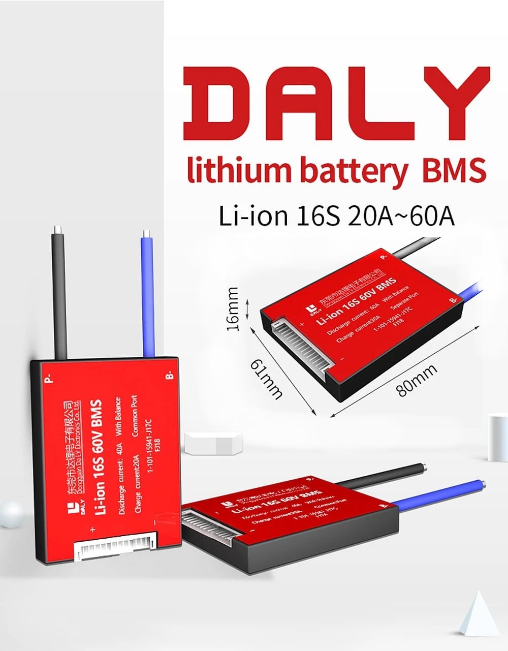 Daly Bms Balanslı Pil Koruma Modulü