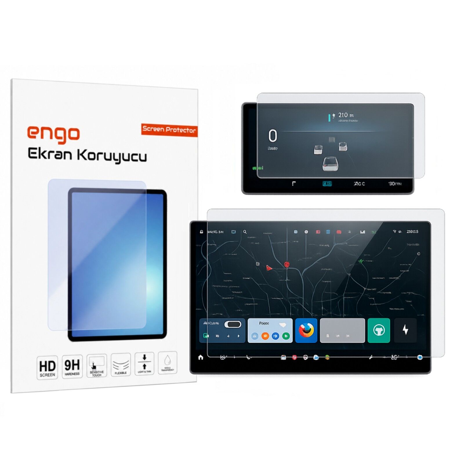 Chery Tiggo 8 Mat Ekran Koruyucu Multimedya ve Dijital Gösterge