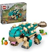 LEGO Jurassic World Küçük Ankilozor Bumpy, Yaratıcı Çocuk İnşa Oyuncağı, Figür D...