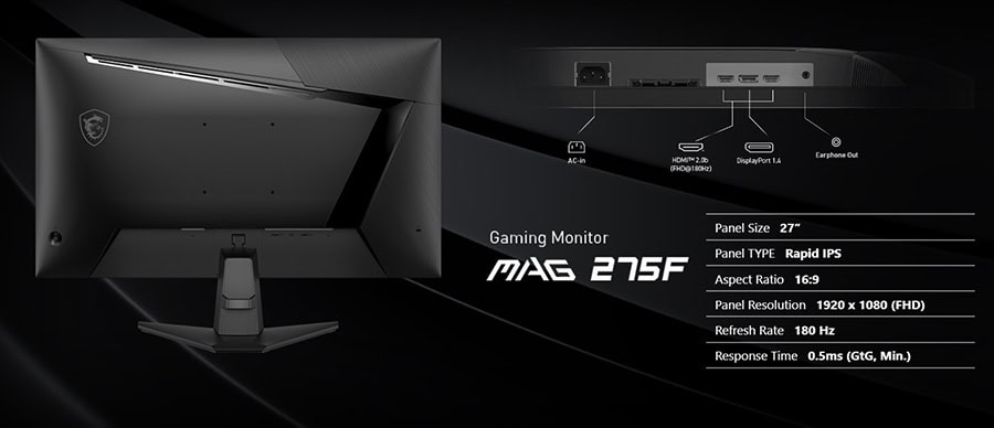 MSI MAG 275F Monitör h15