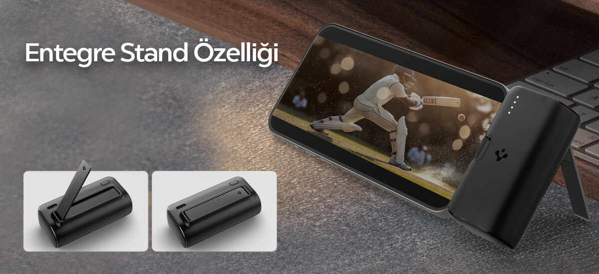 Entegre Stand, Tak-Çalıştır Kolaylığı, Güçlü Şarj