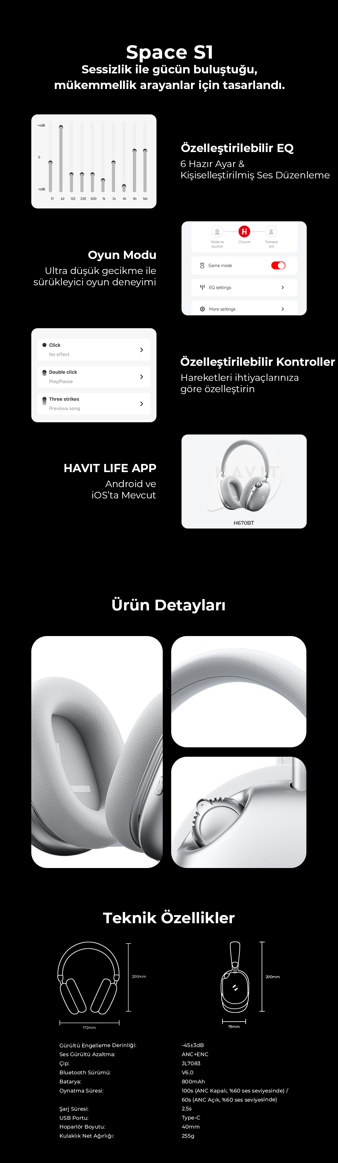 Havit H670BT Space S1