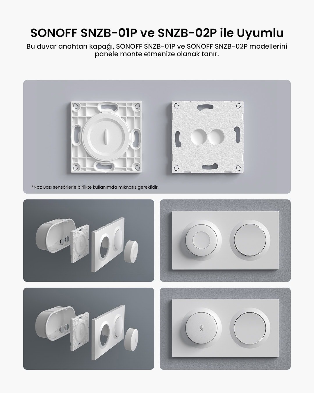 3'lü Duvar Anahtarı Çerçevesi | EF3G
