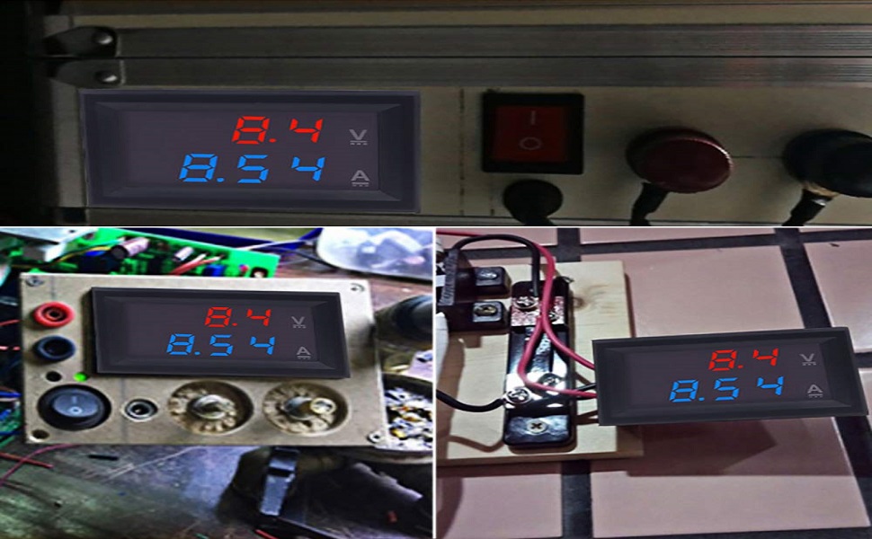 Dijital Dual Voltmetre Ampermetre