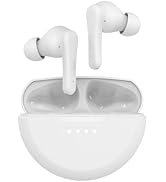 Belkin SoundForm Rhythm Dahili Mikrofonlu Gerçek Kablosuz Kulaklıklar, USB-C Hızlı Şarj, 28H ...