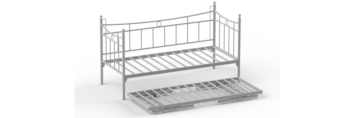 Daily Yavrulu Daybed-Beyaz