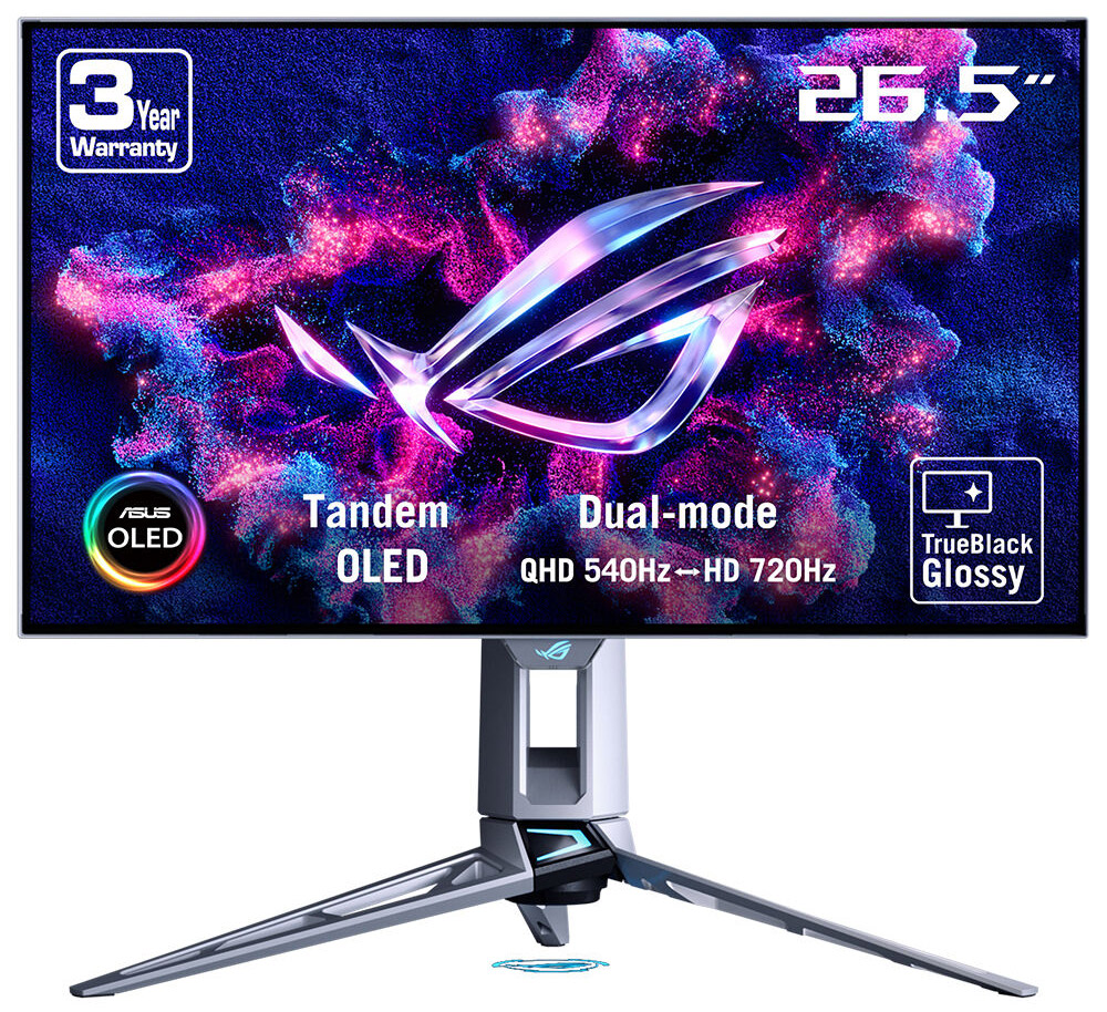 Asus Rog Swift PG27AQWP-W 26.5 Inc 720Hz 0.02MS HDMI Dp Fiyatı