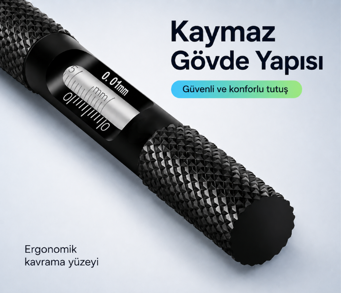 KC-05 kaymaz gövdeli mekanik delik çap ölçer