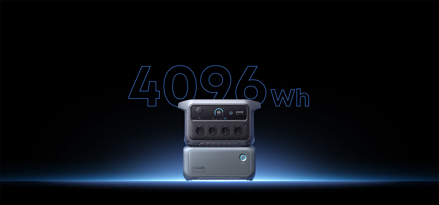 Anker SOLIX C2000 Gen 2 - 4 kWh genişletme ile 4096Wh kapasite