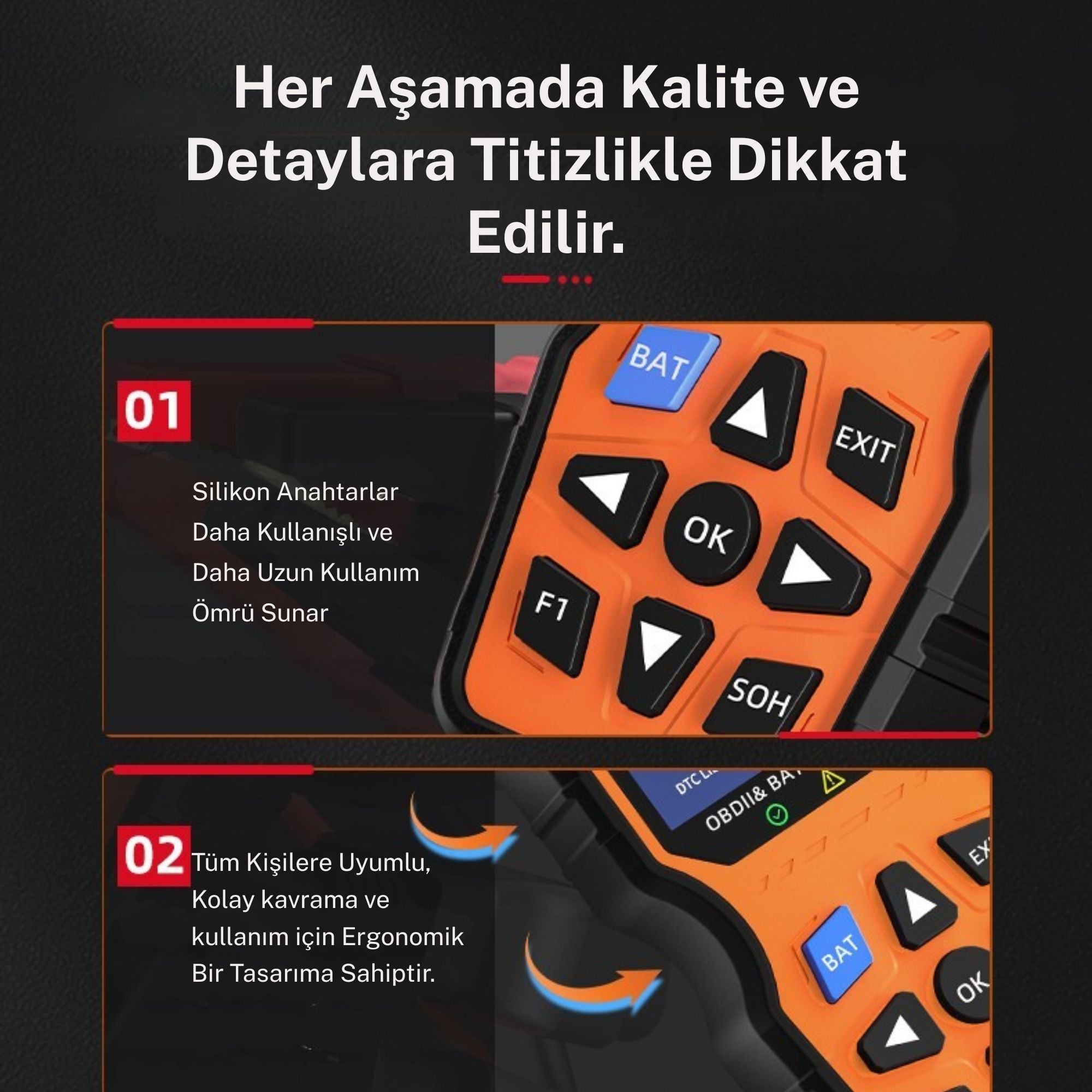 Npo NPC368PRO 2in1 Akü Analizli Türkçe Araç Arıza Tespit Fiyatı