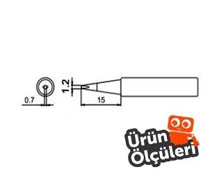 Bakon 600-1.2D Havya Ucu Ölçüleri