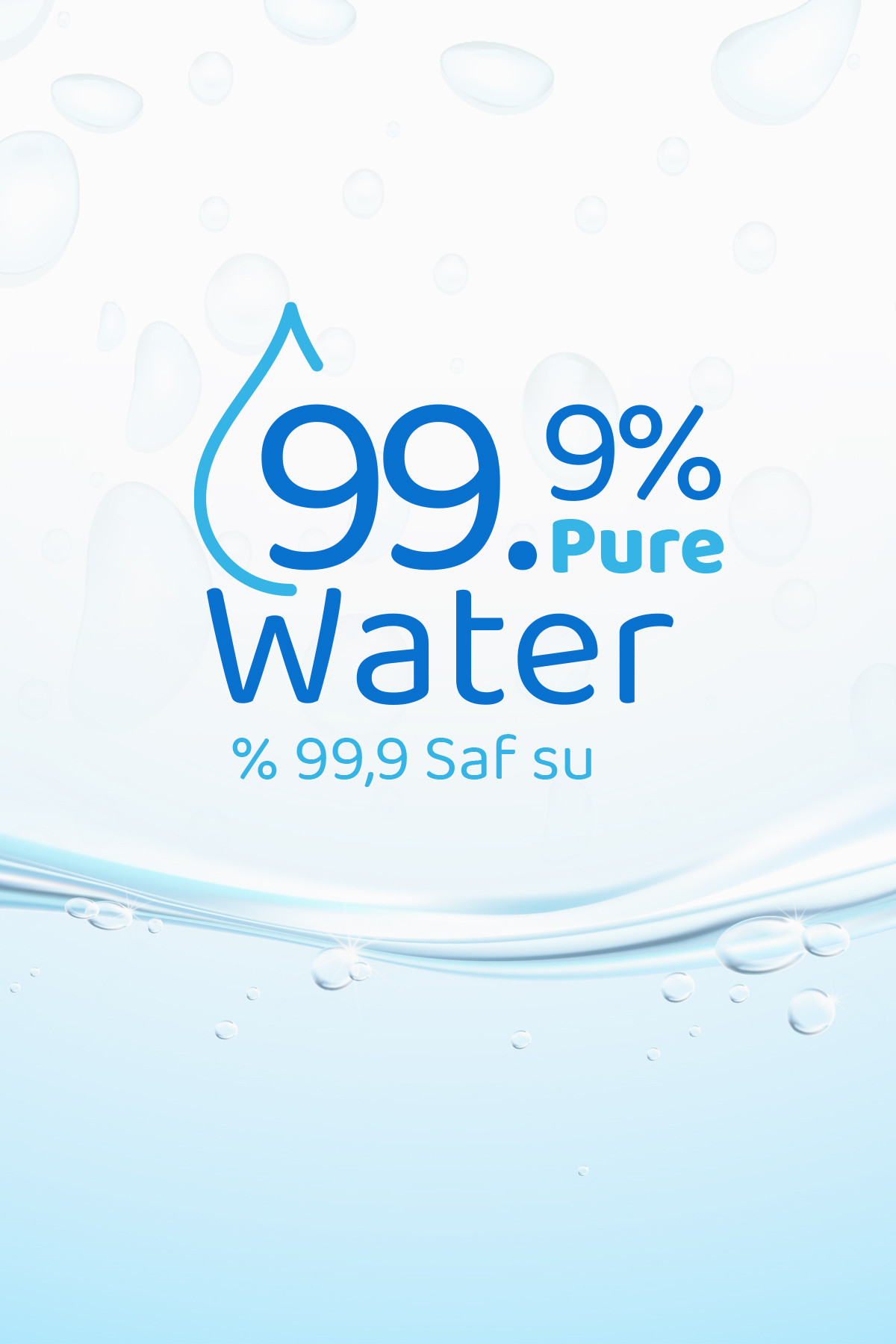 Giggles Pure Water bebek ıslak mendil %99,9 saf su içerikli hassas ciltlere uygun