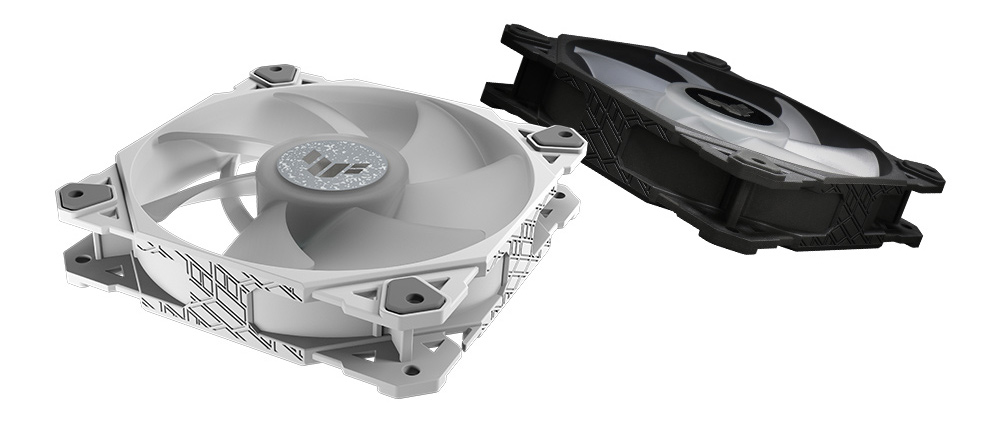 TUF Gaming TF120 ARGB WHITE EDITION Fan - ARGB Kontrollü Üçlü Fan Kiti