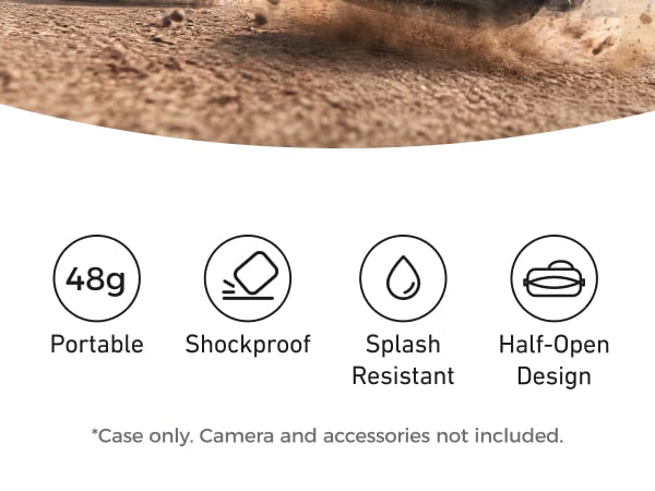 Telesin Osmo Action 6, 5 Pro, 4 için Mini Taşıma Çantası