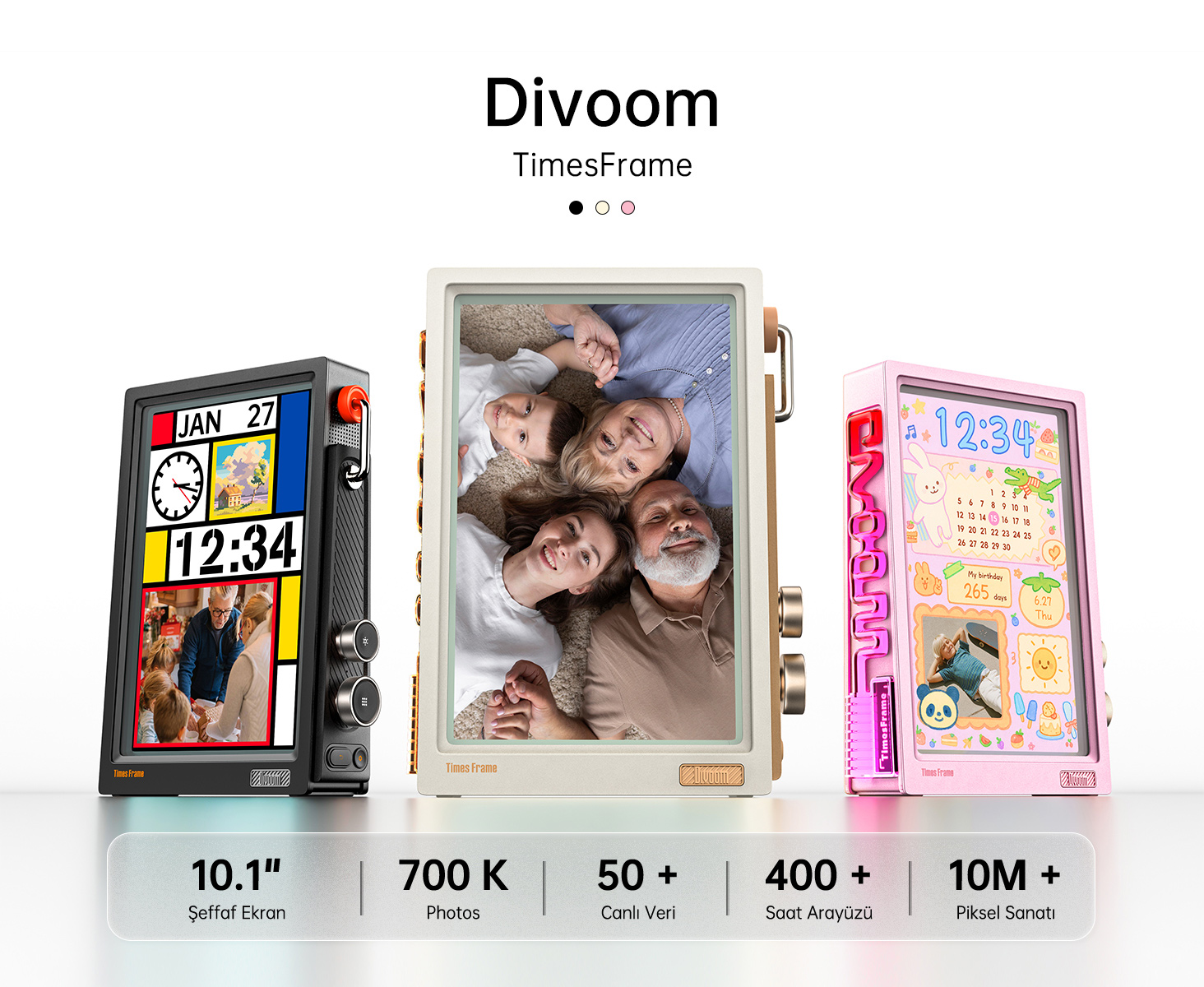 Divoom Times Frame 10.1 Akıllı Kişiselleştirilebilir Fiyatı, 5.0