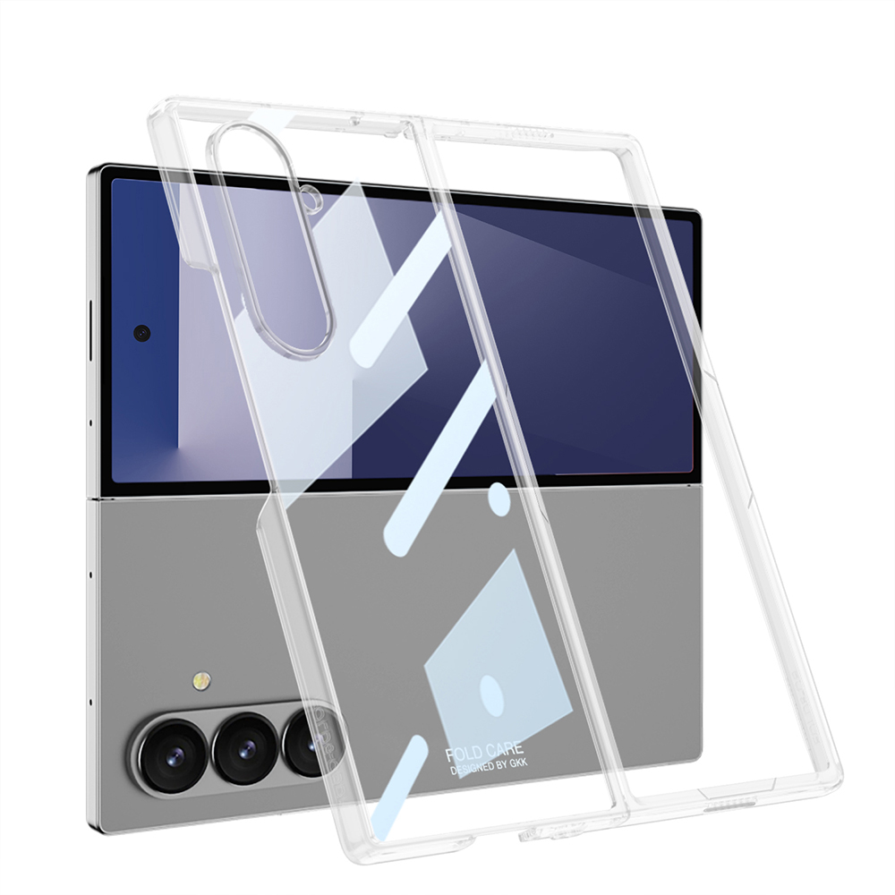 Galaxy Z Fold 7 Kılıf Zore Full Camlı Kıpta Kapak - 3