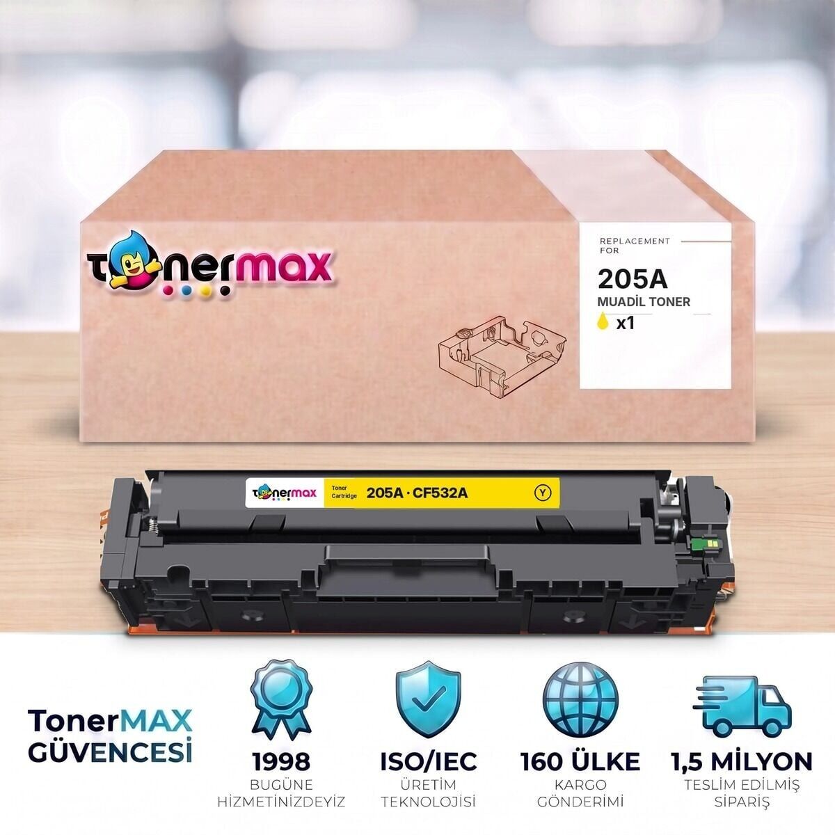 CF532A Sarı Muadil Toner