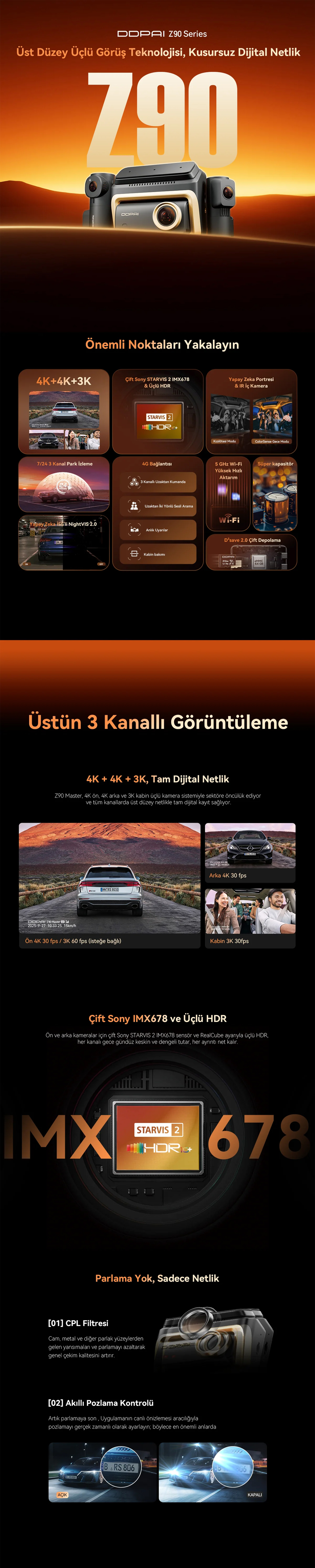 DDPAI Z90 Series Ürün Görseli 1