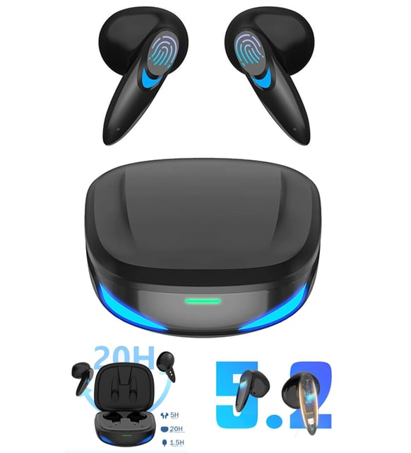 G10 Bt 5.2 Düşük Gecikmeli Kablosuz Dokunmatik Gaming Bluetooth Oyuncu Kulaklığı