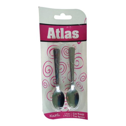 ANKAVERSE® 6 parça metal çay kaşık seti