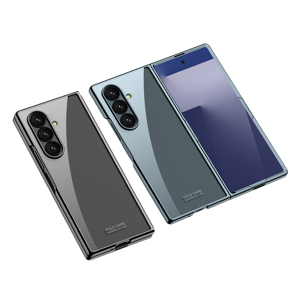 Galaxy Z Fold 7 Kılıf Zore Full Camlı Kıpta Kapak - 11