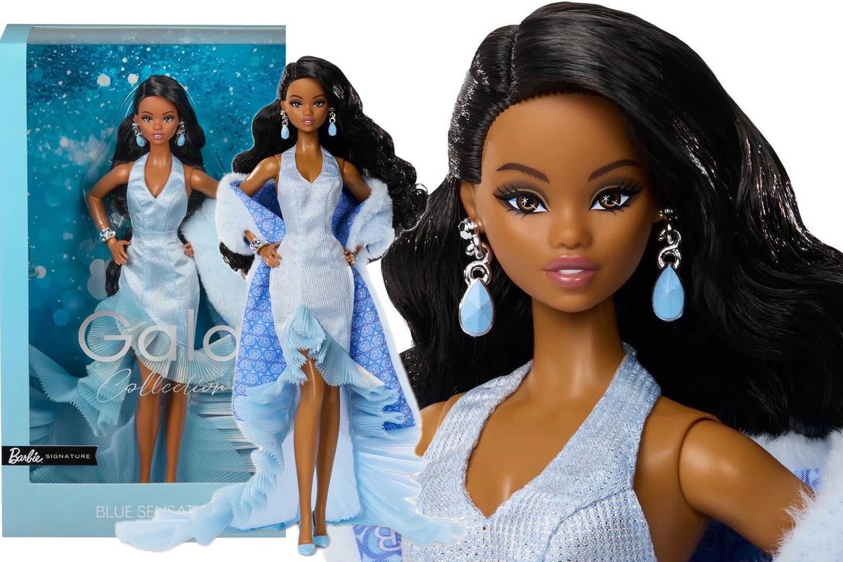 Barbie Signature Gala Collection 3 Blue Sensation doll Meet 3d Barbie Signature Gala Collection doll - Blue Sensation Designer:Angel Kent Price: $50 Release date: January 9, 2025 9am PT only on Mattelcreations