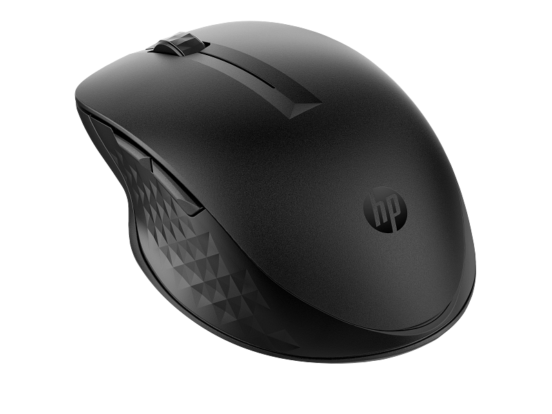 HP 435 Multi Device Wireless Mouse Commercial JetBlack Coreset Rear Left