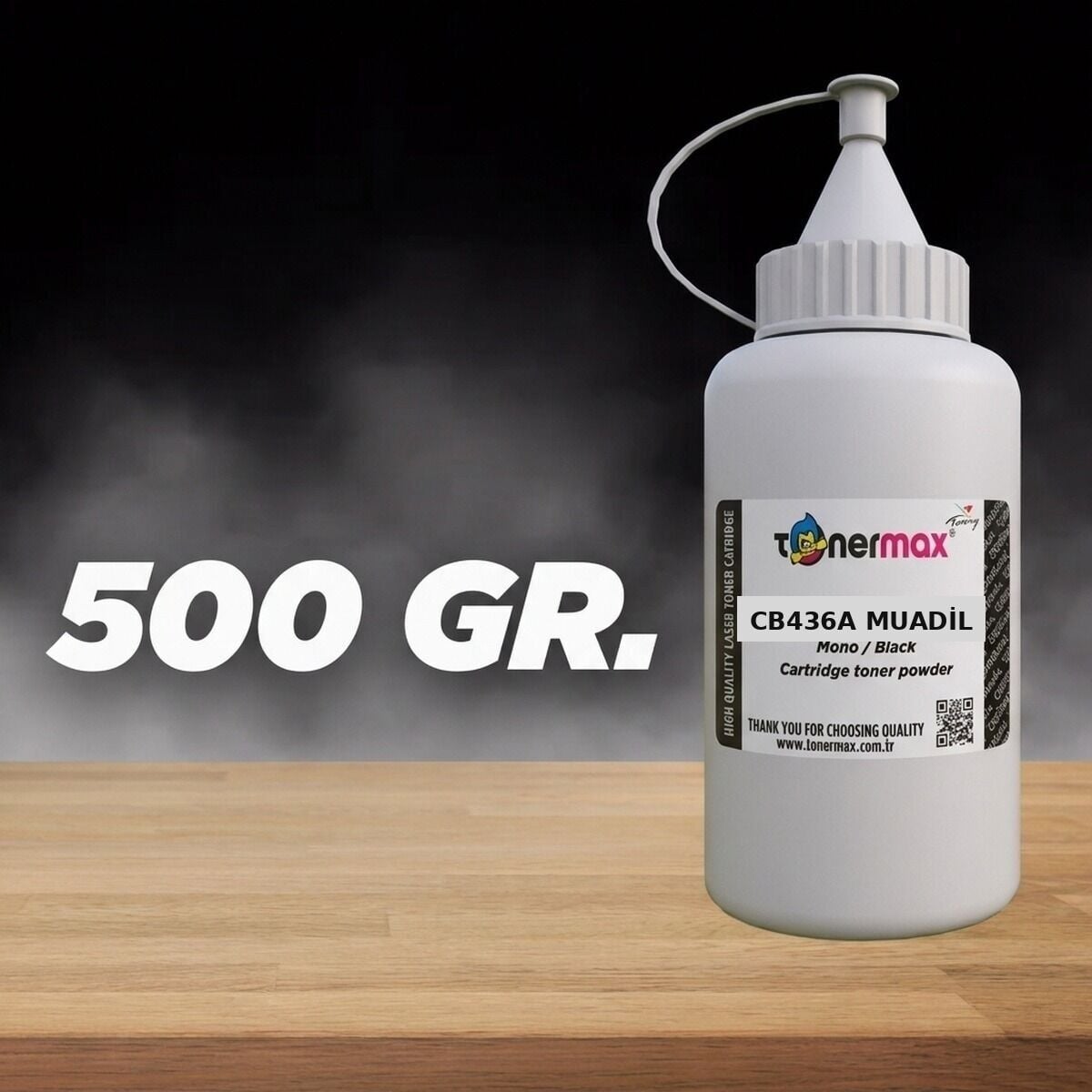 tonermax® cb436a toner tozu 500gr (muadil tonerler için)