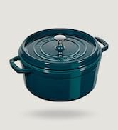 Toz kızartma tavası yuvarlak dökme demirden Le Mar 26 cm, La Mer