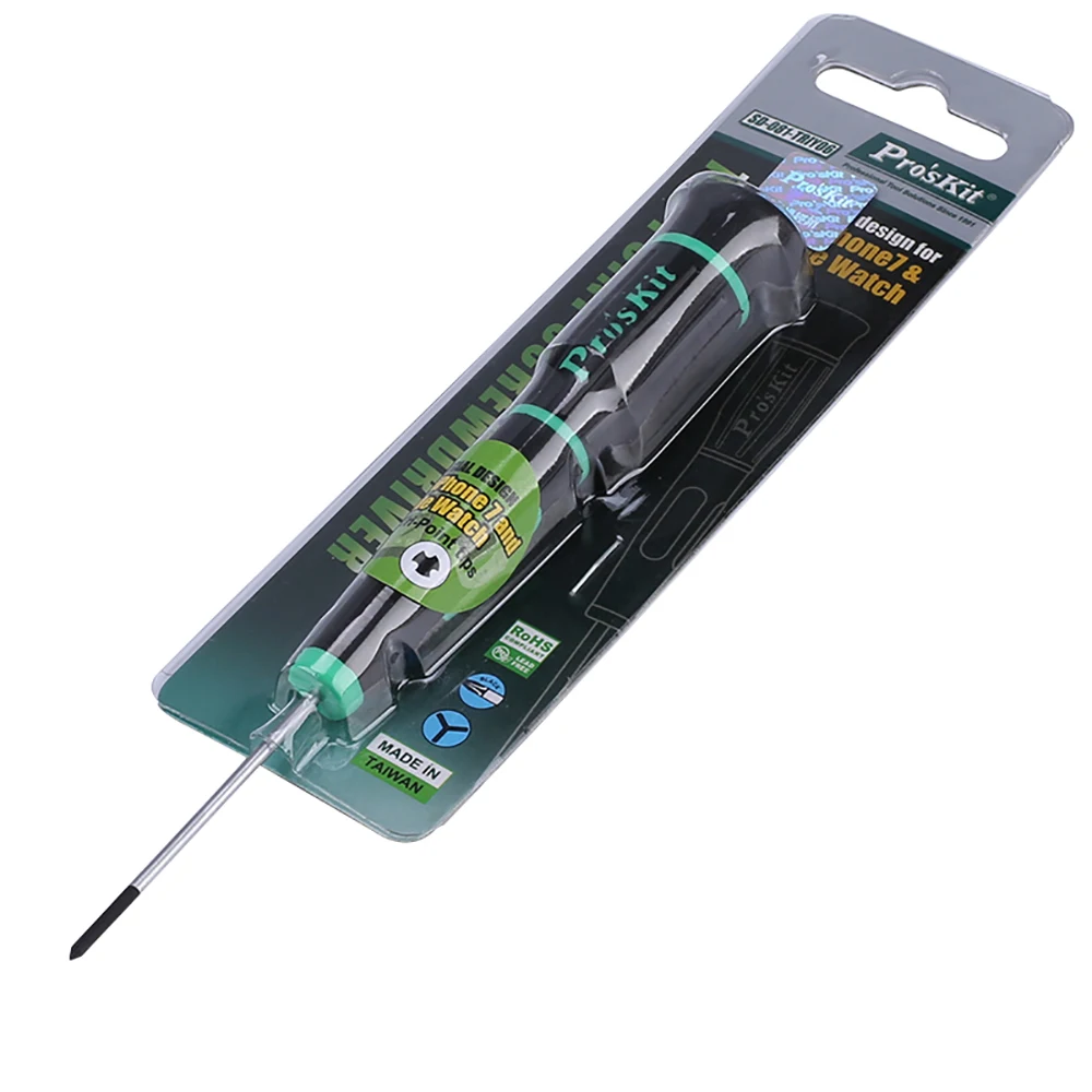 Y screw precision screwdriver 0.6mm pro'skit SD 081 TRIY06 iPhone 7 Iwatch precision screwdriver with magnetic green black|Screwdriver| - AliExpress