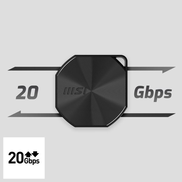 MSI DATAMAG 20Gbps 2TB Taşınabilir SSD H4