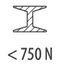 Steel < 750 N/mm²