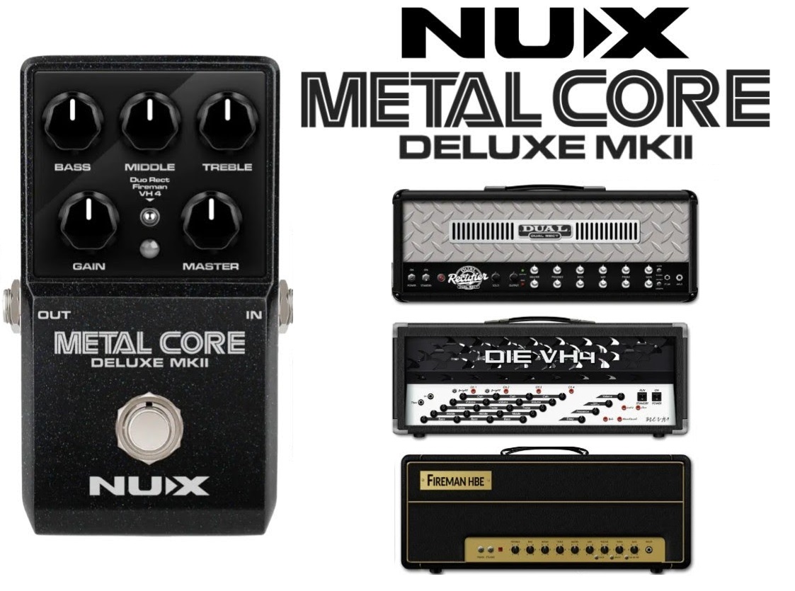 Nux Metal Core Deluxe Mkıı Distortion Preamp ve 3 Mod Amfi Fiyatı