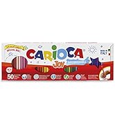 Carioca Marker Joy Punta Fina | 50 keçeli kalematörler süper yıkanabilir ve büyük kapsamlı | ...