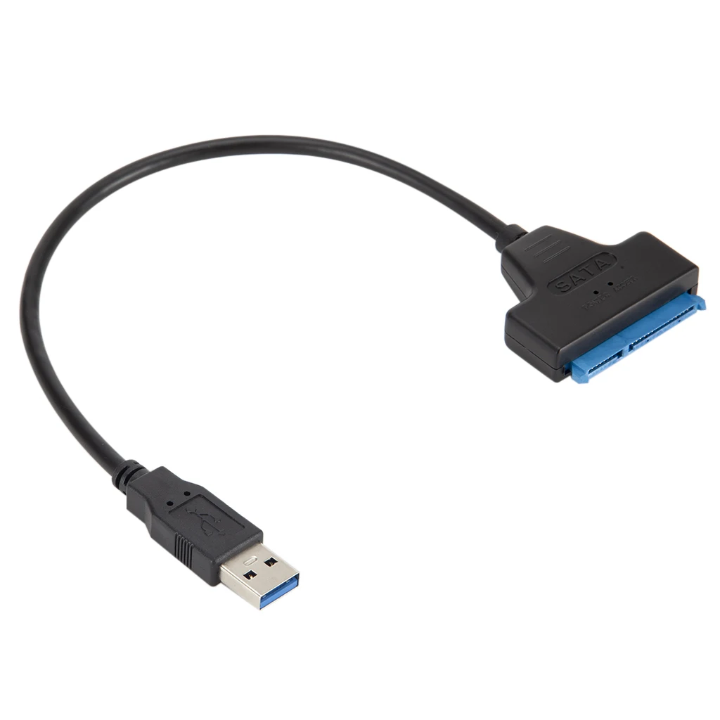 USB 3.0 To SATA 22 Pin SSD Cable Adapter For External 2.5 