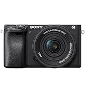 Sony Alpha 6400 APS-C 16-50mm Lensli Aynasız Kamera (24.2MP, Gerçek Zamanlı Göz Otomatik Odaklama, 4K Vi...