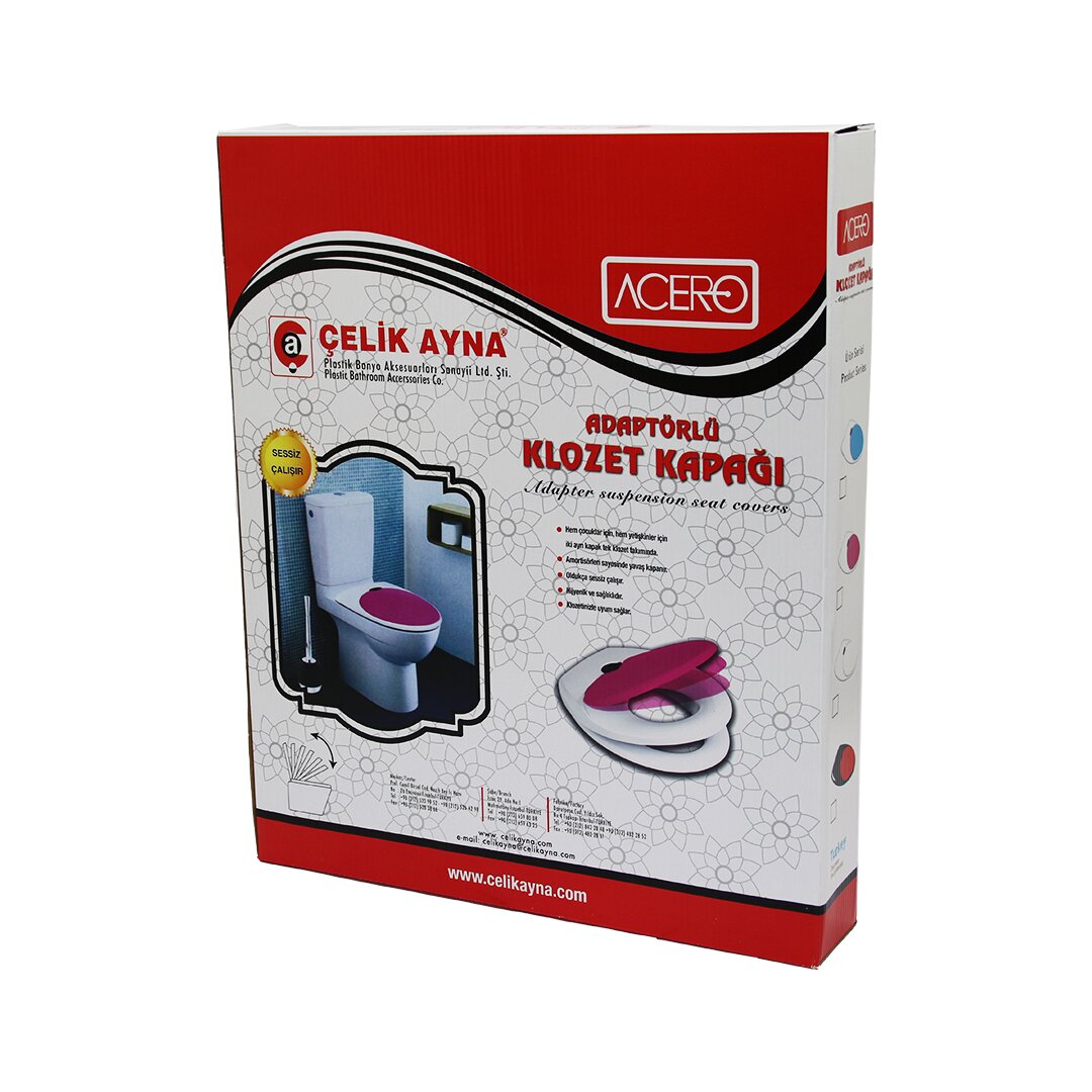 ANKAVERSE® ACERO Çocuk Adaptörlü Klozet Kapak (5286) ürünü