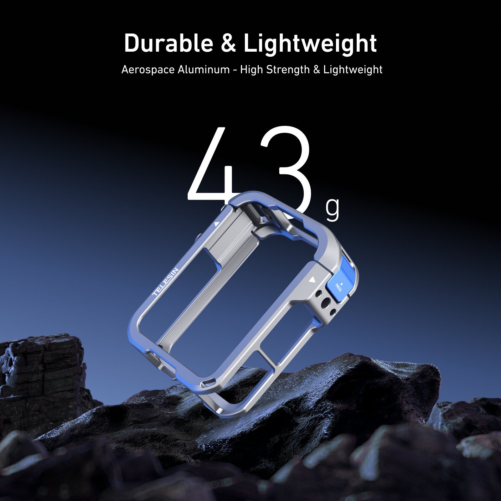 TELESIN Osmo 360 Metal cage